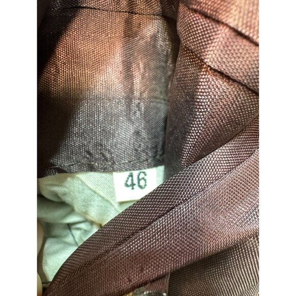 Sergio Valente Mens Herringbone Wool Blazer Jacket Size 46 Gray Made In Turkey - Picture 6 of 15